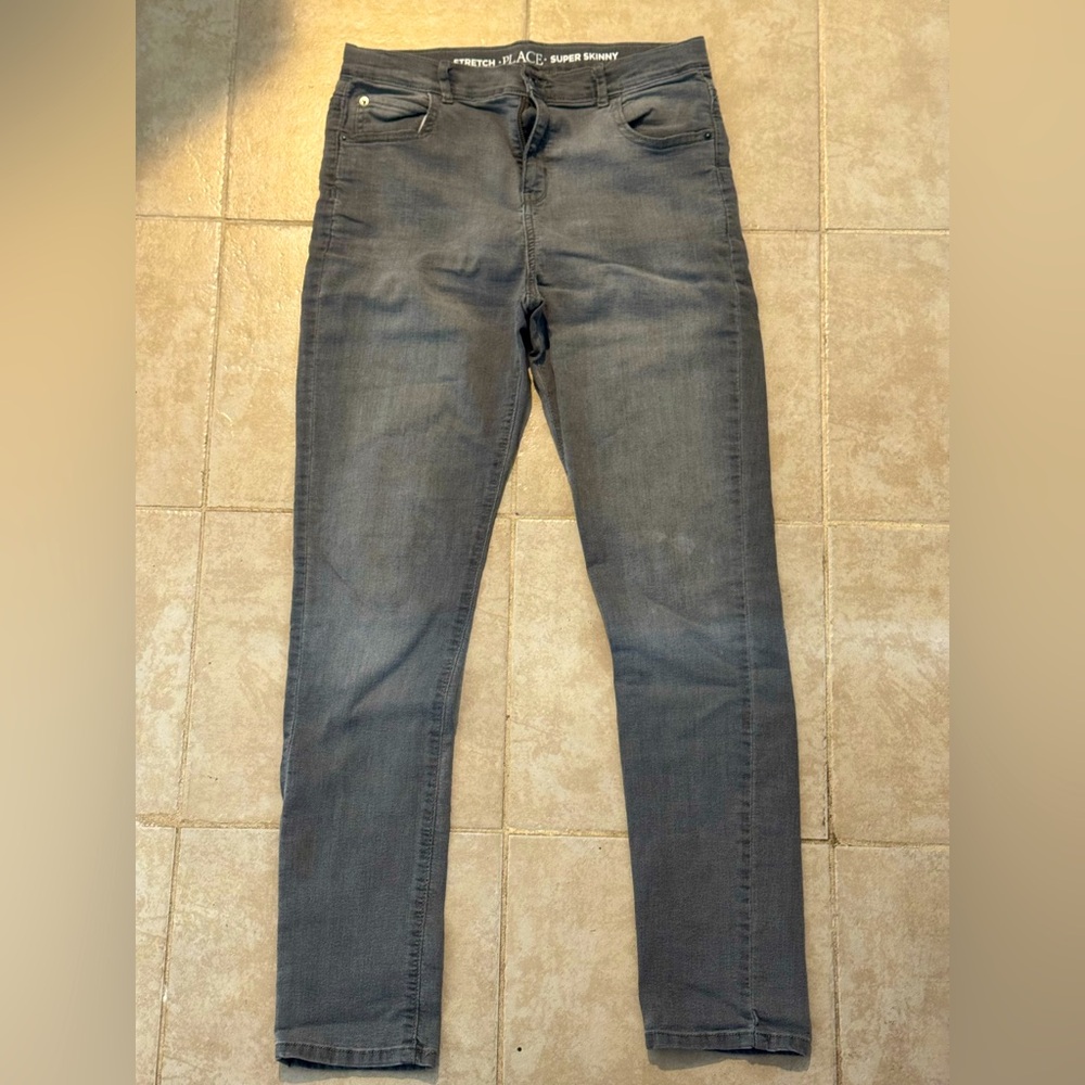 Children’s Place Gray Slim Straight Jeans
